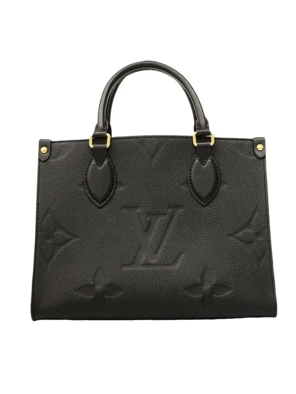 Louis Vuitton Handbag Monogram Empreinte On The Go PM Noir 2-Way